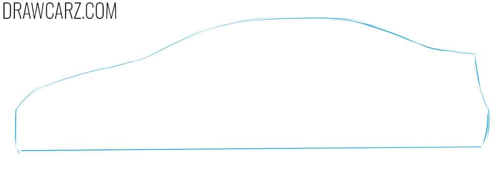 Mark the overall car placement on paper