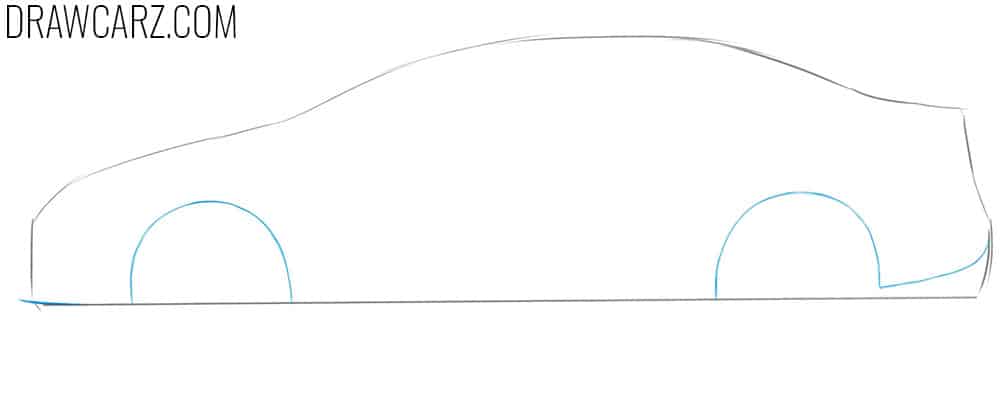 Draw the arches of your Toyota Corolla