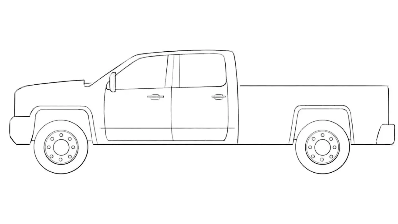 how to draw a truck easy featured image