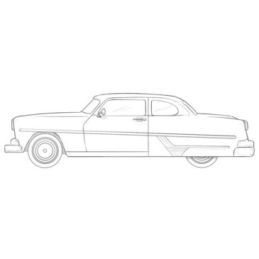 How to Draw an Antique Car