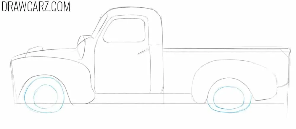 Illustrate the warped wheels