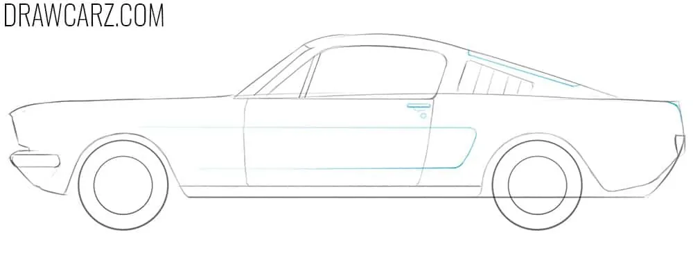 Add the handle, rear window, and air intake