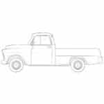 How to Draw an Old Chevy Truck