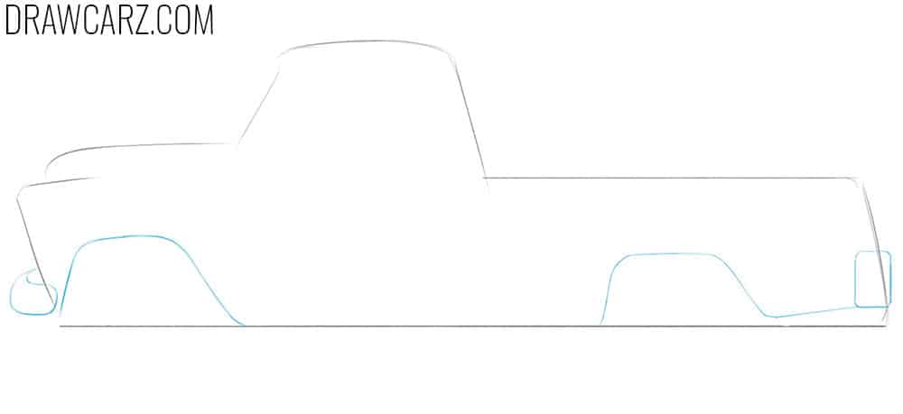 learn to draw an old truck easy