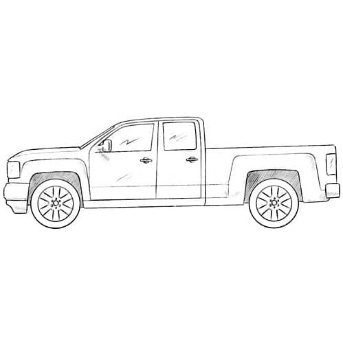 Truck of all types drawing tutorials