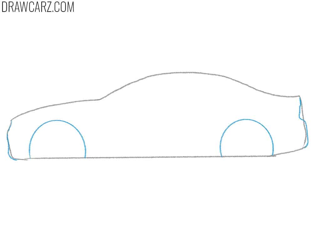 How to draw a BMW easy