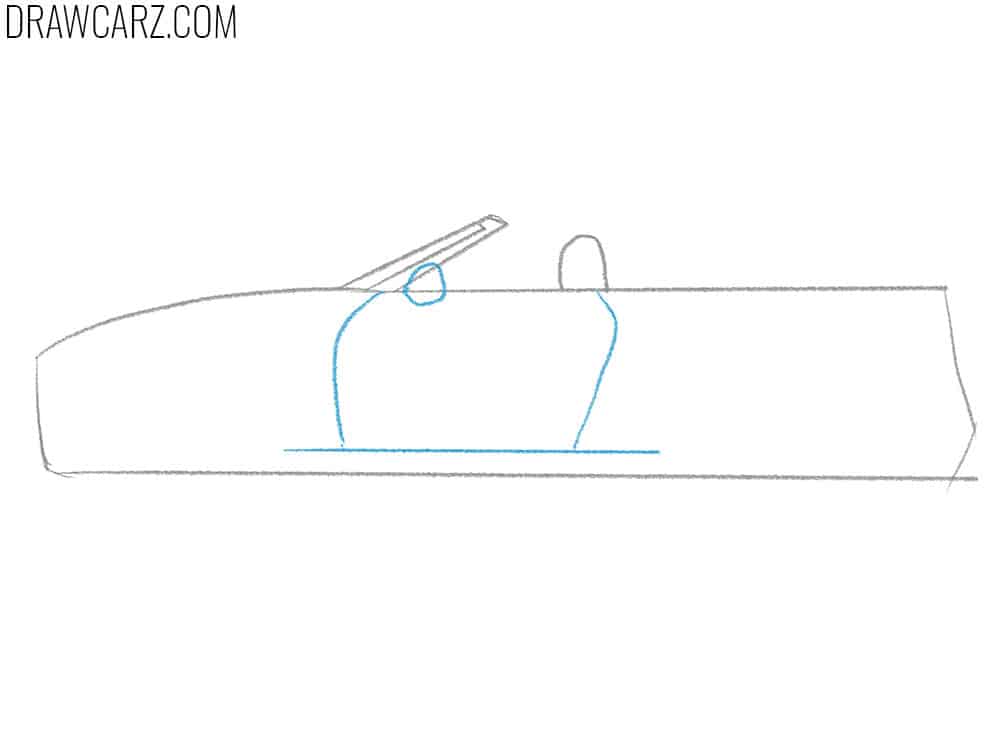How to draw a Cabriolet easy
