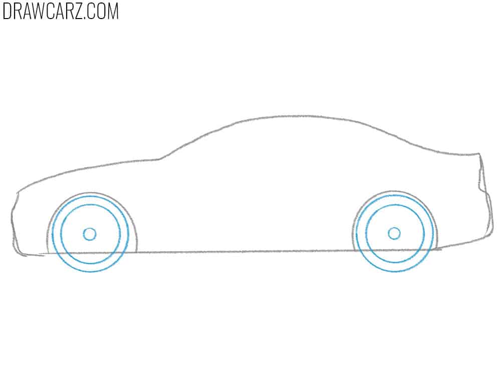 How to draw an easy BMW