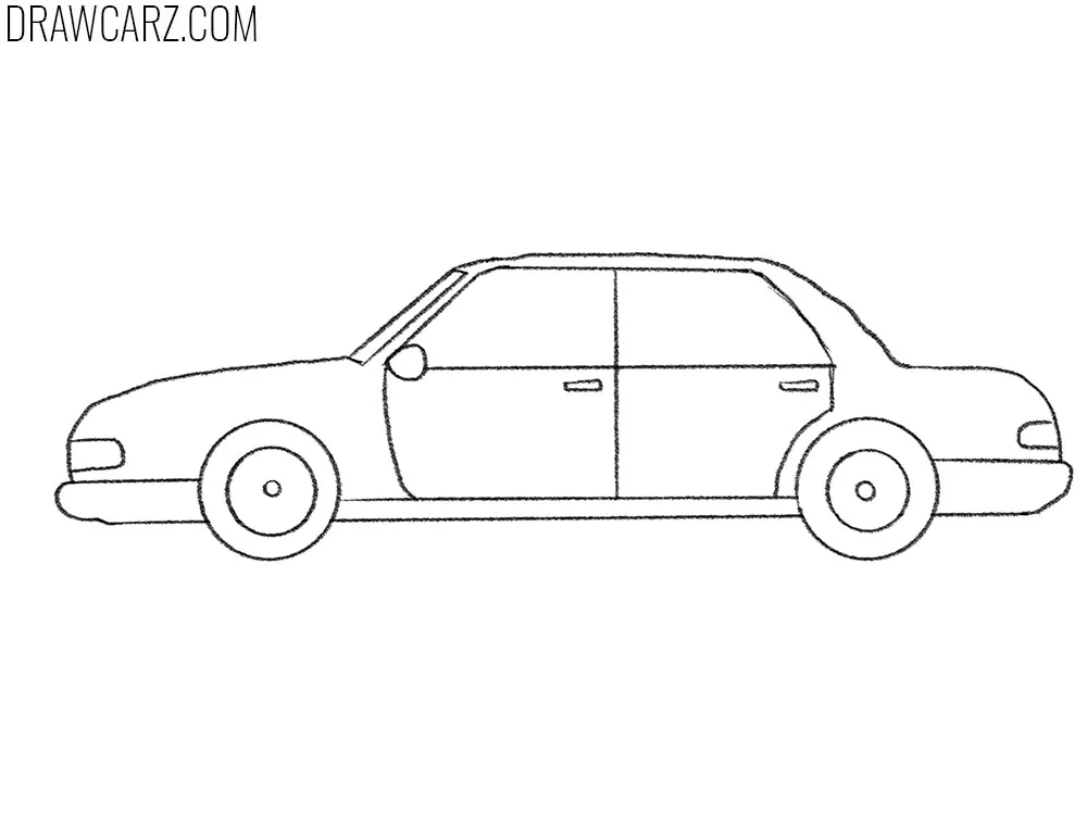 How to Draw a Police Car - Really Easy Drawing Tutorial