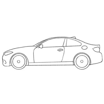 Car 2D RFA Elevation  Designs CAD