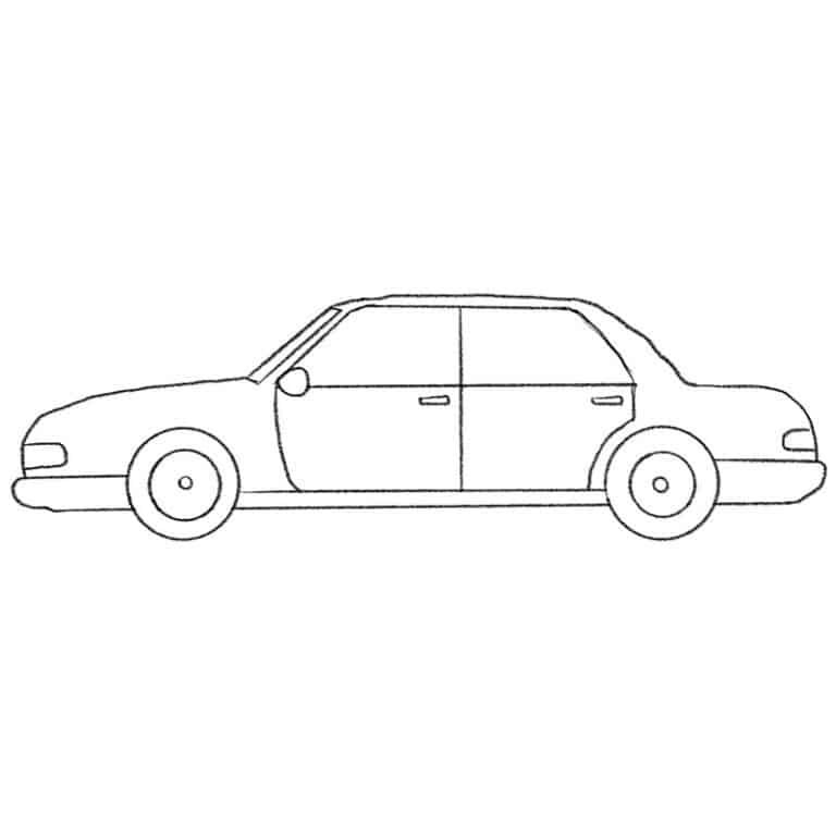 How to Draw a Sedan