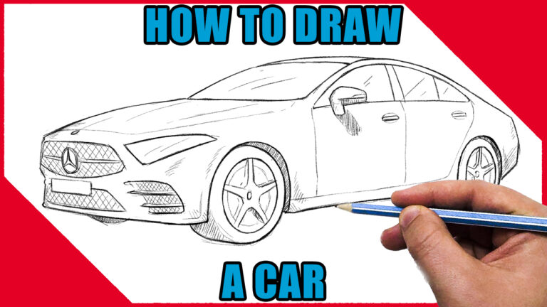 Car Drawing Tutorial - How to draw Car step by step-saigonsouth.com.vn