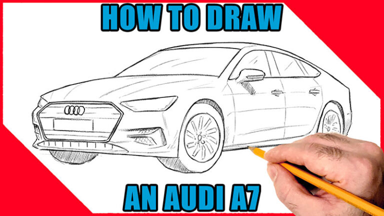 How to Draw an Audi A7: Video Tutorial