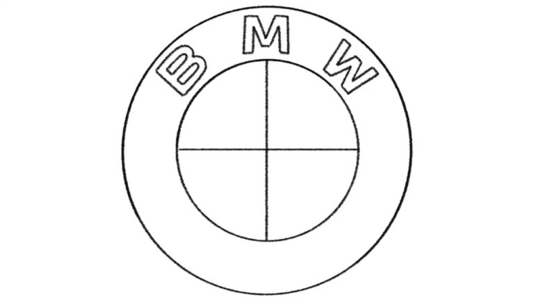 how to draw a bmw logo featured image