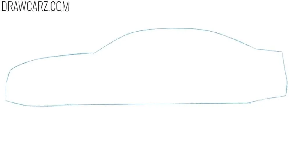 Sketch the shape of the car
