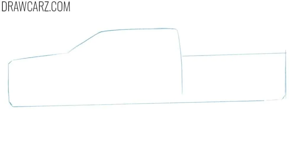Sketch the shape of the truck