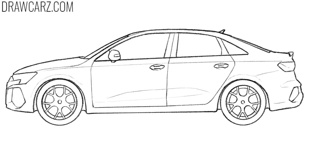 Erase the construction lines and trace the sketch