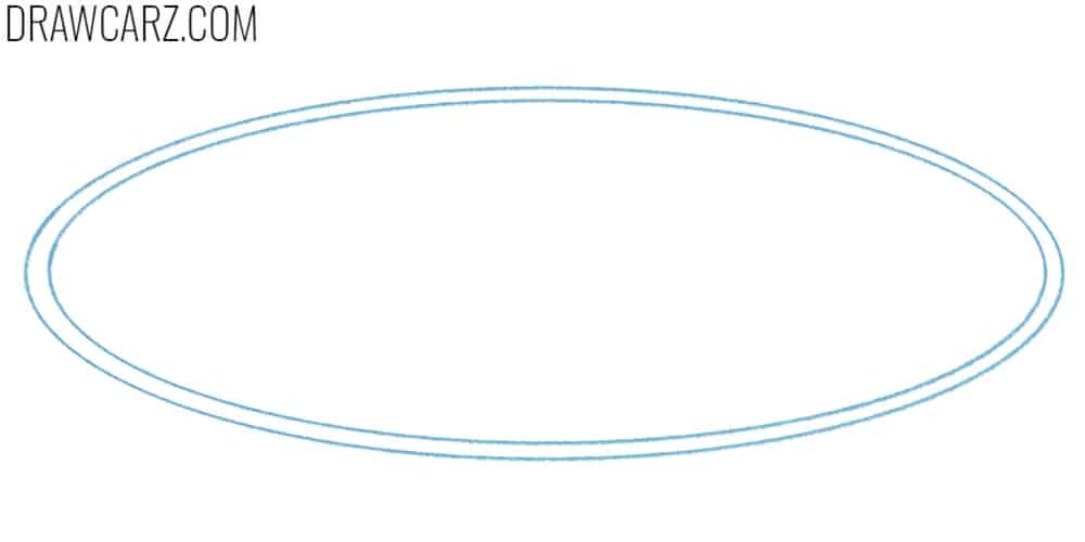 Draw the Ford Logo outline