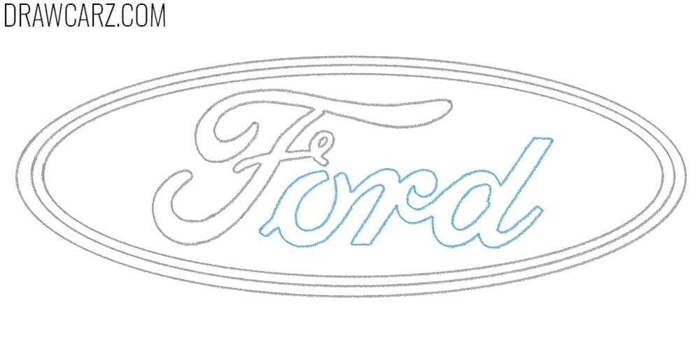 Draw the rest of the letters on the logo
