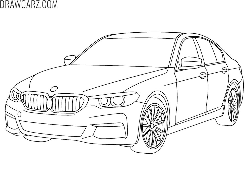 bmw 8 series coloring page