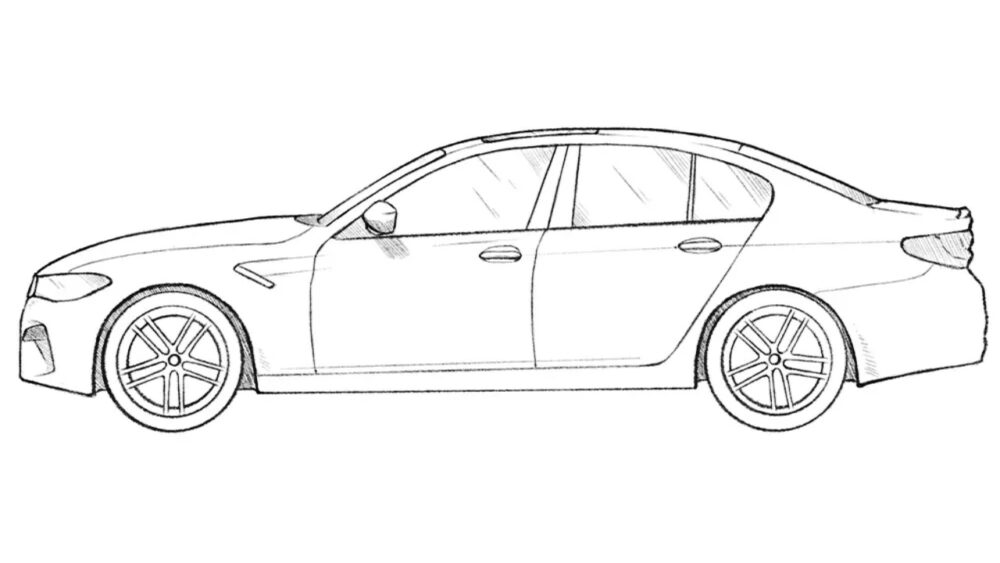 how to draw a bmw m5 featured image
