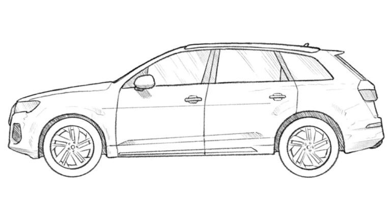 how to draw an audi q7 featured image