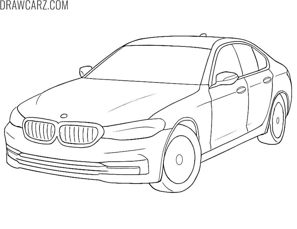simple bmw coloring sheet