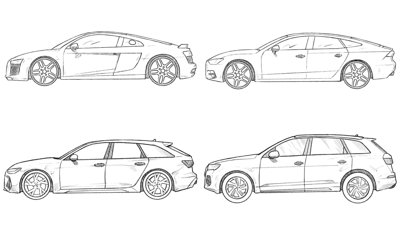 Audi drawing ideas featured image