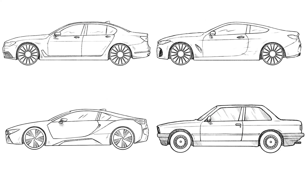 bmw drawing ideas featured image