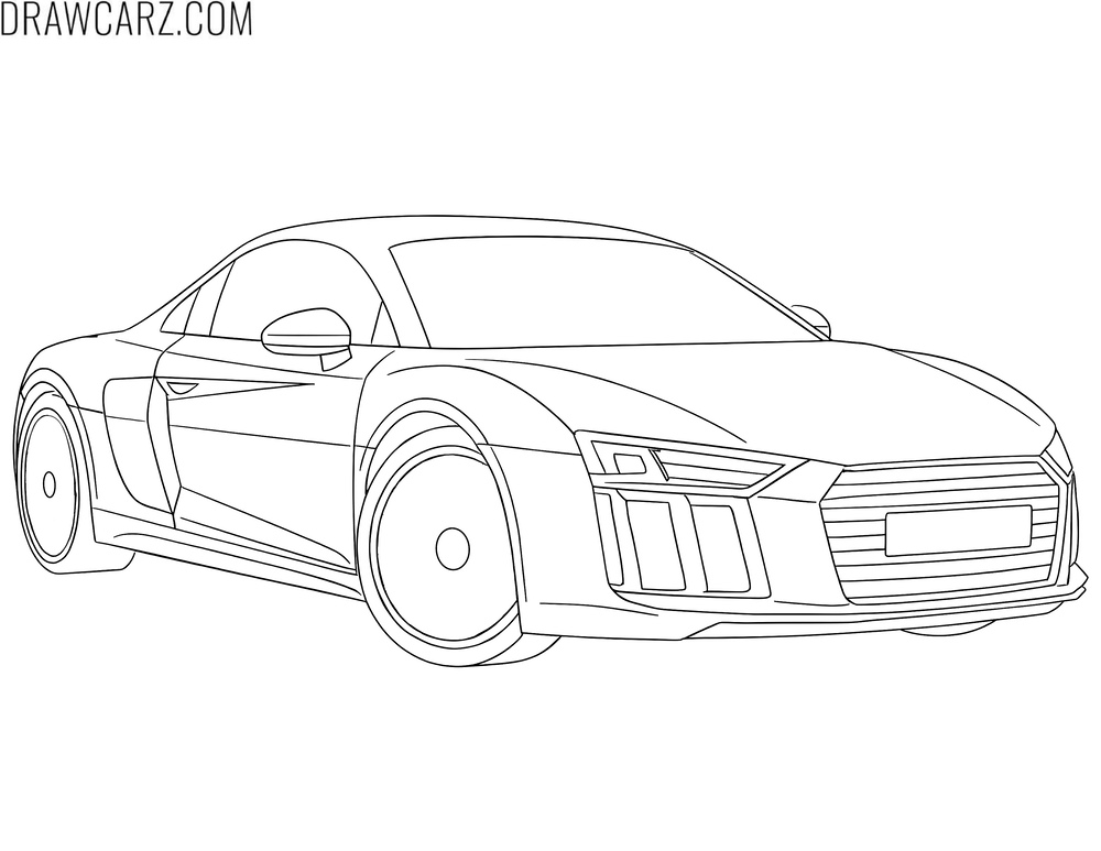 Coupe supercar to color