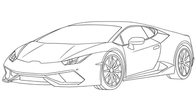 lamborghini coloring pages featured image