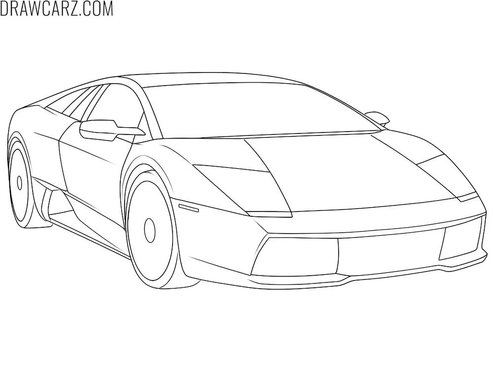 lamborghini diablo coloring sheet