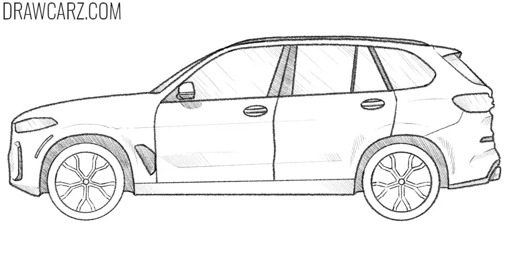 Shade the SUV body surfaces