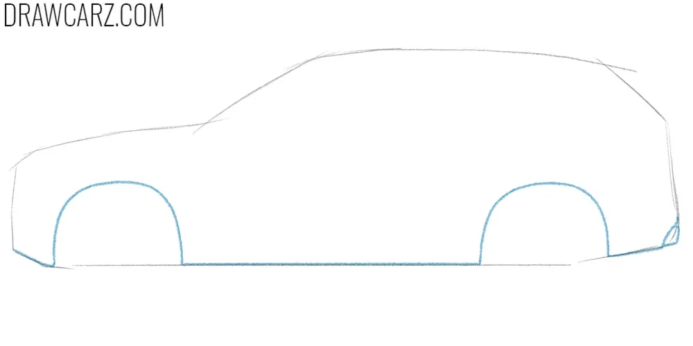 Place the wheel openings