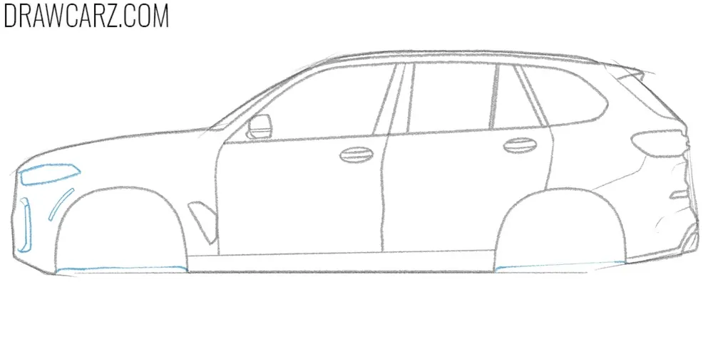 Define the front design of the SUV