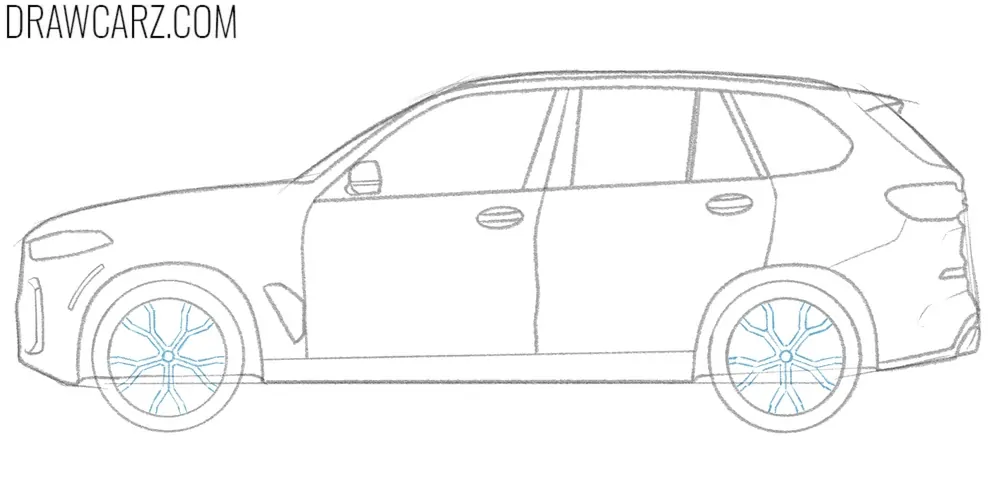 Convey the BMW rim design