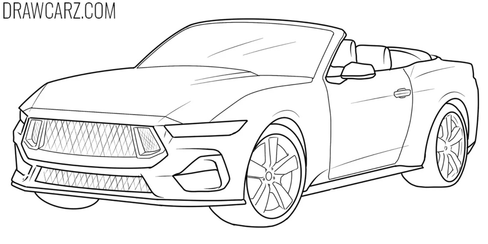 Example of how to create volume in car drawings using using detaining